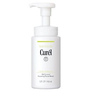 CURÉL Oil Control Foaming Facial Wash - 5 Fl Oz